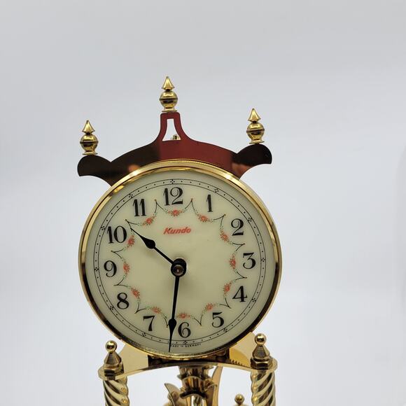 Kundo 400 Day Kieninger & Obergfell Torsion Anniversary clock Plastic dome - Picture 3 of 12